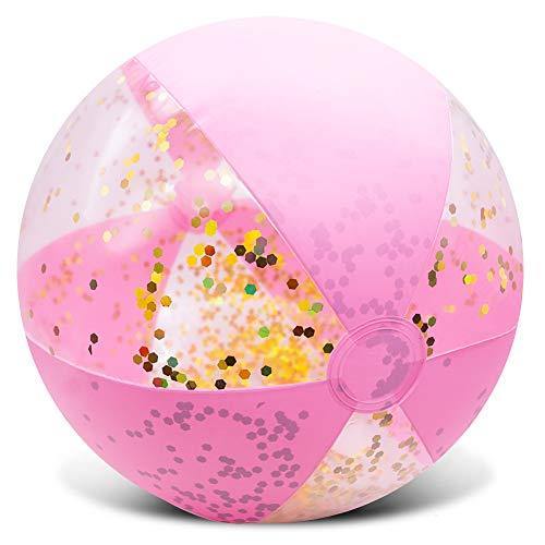 Amor Inflatable Glitter Beach Ball 16