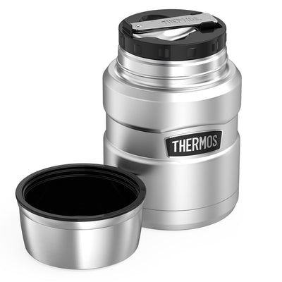 Thermos Stainless King 16 Ounce Food Jar with Folding Spoon, Stainless Steel - Mirela Mendoza