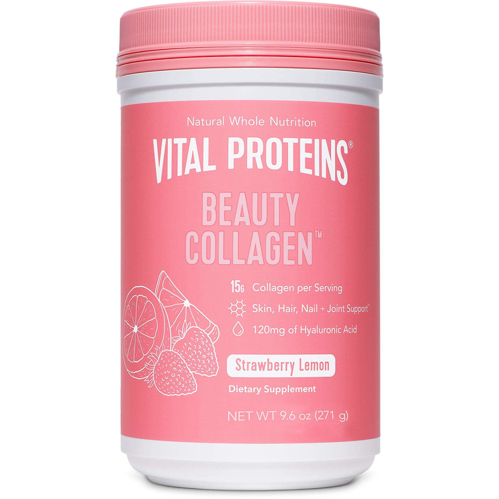 Vital Proteins Beauty Collagen (Strawberry Lemon, Canister) - Mirela Mendoza