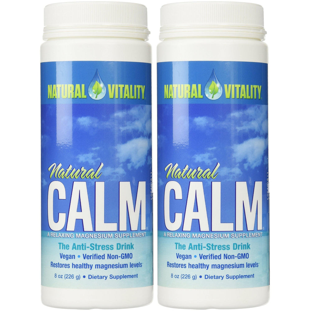 Natural Vitality Natural Magnesium Calm (2 Bottles of 8 Ounce) - Mirela Mendoza